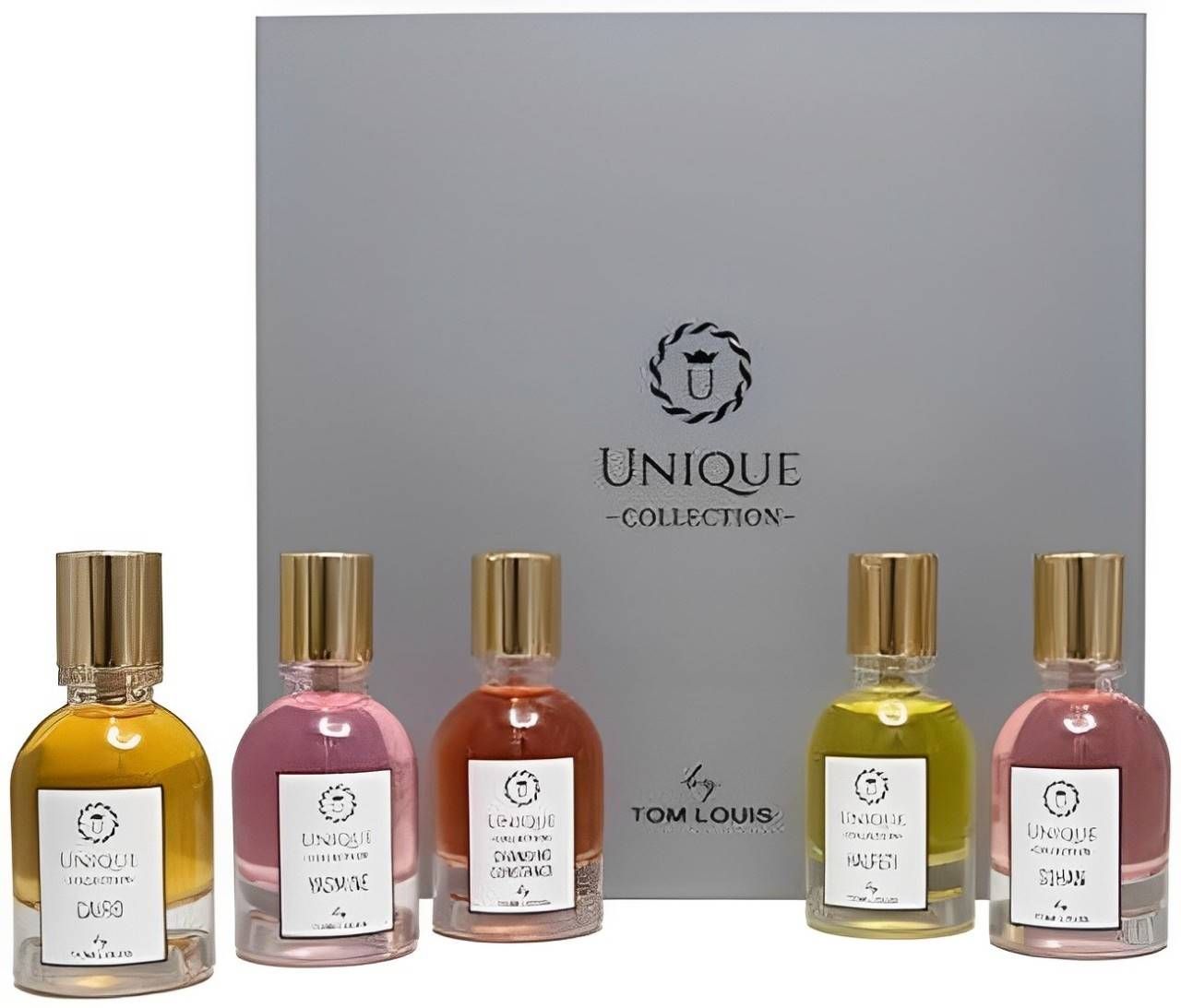 Tom Louis Unique Collection – Унисекс подаръчен комплект с 5 парфюма × 50 ml